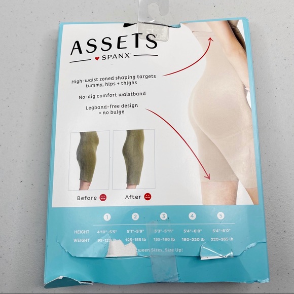 Spanx High Waist Shaping Short Black NIB - Picture 4 of 6